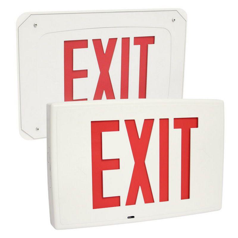 LC Cast Series, AC Only, Single Face, Red Letters, Black Housing